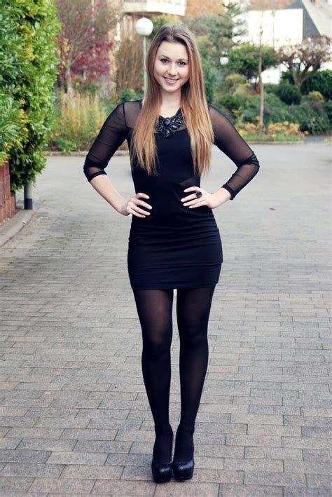 black stockings with dress|wearing black tights with all dresses.